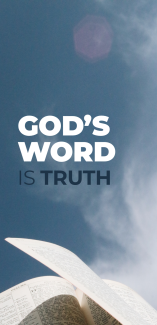 God's Word is truth banner