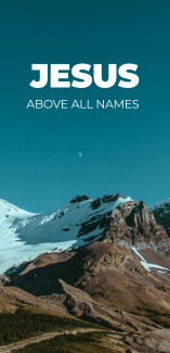Jesus above all names banner