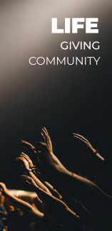 Life giving community banner